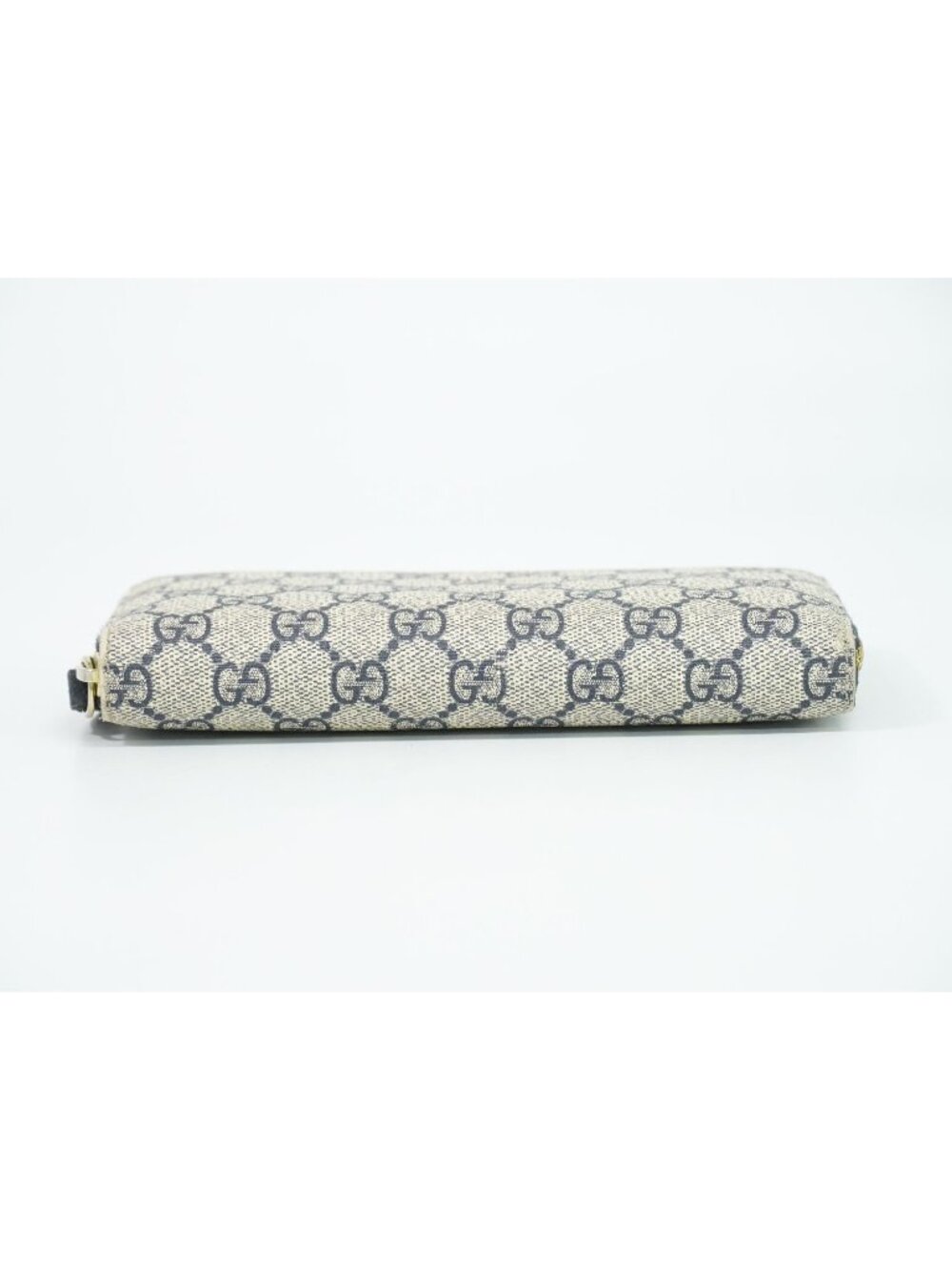 Gucci GG Supreme Zip Around Wallet Navy Vintage - Picture 3 of 9